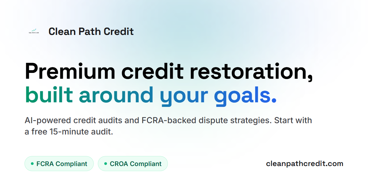 Clean Path Credit | Credit Restoration in Texas